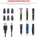 Merom 5V USB Mesh Cable - Compatible with Remington HC5810 HC4250 HQ8505 5000/7000 Series - Replacement Charger LDE Cable - Buy Online on GoSupps.com