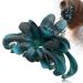 cuhair Large Acrylic Hair Clip for Women Big Face Hair Clip with Ink and Flower Easy to Wash