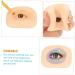 Beatifufu 1 Set Makeup Practice Skin Eyeshadow Fake Silicone Skin Blank Makeup Skin Tool Make up - Buy Online on GoSupps.com
