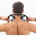 InnovaGoods Self-Massager with Rollers for Adults | Unisex Black & Blue - Portable 25 x 27 x 5 cm - International Shipping Available - Buy Online on GoSupps.com