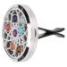 Aromatherapy Car Diffuser Vent Clip Essential Oil Air Freshener with 4 Replacement Pads Relieve Stress & Enjoy Refreshing Scents