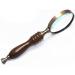 Magnifying Glasses for Hobbies Reading Magnifier Handheld Magnifying Glass Ebony Handle Retro Vintage High-end Handheld Gift Metal Magnifying Glass Recognition Magnifying Glass Reading Magnifying G