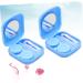Partykindom 2-Part Contact Lens Case Set - Durable Lens Holder & Storage Box for Safe Lentil Care - Buy Online on GoSupps.com