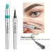Long-Lasting Waterproof Eyebrow Pencil with 4 Tip Micro Head - #3 Reddish Brown Liquid Microblading Pen for Natural Eyebrow Makeup - Buy Online on GoSupps.com