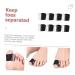 FRCOLOR 16 Pairs Bunion Separators - Flexible Orthopaedic Spacers for Men & Women - Reusable Bunion Spreaders in Black - 2.5x1.9cm - Buy Online on GoSupps.com
