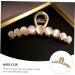POPETPOP 1pc hairpin pearl headpiece korean hair accessories claw clips for hair metal hair clip hair claw clips women hair accessories Lady Headdress Claw Hair Clips Girl Hair Accessory - Buy Online on GoSupps.com