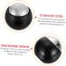Plafope Handheld Massage Ball - Portable Ice Roller Massager for Face & Body | Cold Therapy & Relaxation Device 6.5x6.5cm - Black - Buy Online on GoSupps.com