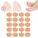 10 Pairs Sebs Forefoot Meta Bone Pads - White Toe Separator for Pressure Relief & Non-Slip Foot Care Tool - Buy Online on GoSupps.com