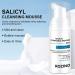 Facial Cleanser Salicyl Cleanser Mousse-Contains Salicyl Amino Acids Gently Cleanses The Skin Removes Acne Cleanses and Refines Pores Controls oil Moisturises Skin Breakouts Acne Prevention - Buy Online on GoSupps.com
