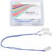 Buy Ergonomic Blue Transparent Hearing Aid Clip - Secure & Practical Binaural Loss Prevention for Sports & Travel - Buy Online on GoSupps.com