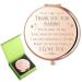 z-crange I Am So Grateful to Be Part of Your Family Rose Gold Compact Mirror for Mother of The Groom Unique Mother's Day Birthday Wedding Keepsake Gift for Mother of The Groom from Bride