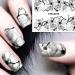 Conijiwadi Super Thin Waterpoof Environmental Friendly Nail Art Stickers Full Nail Decor Flower Pattern Nail Decals - Buy Online on GoSupps.com