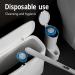 MOUMOUTEN Disposable Toilet Brush Refills Water Soluble Toilet Scrubber Refills for Brush Wand One Time Use Toilet Brush Heads for Easy and Effective Cleaning 16pcs - Buy Online on GoSupps.com