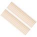 50pcs Wax Spatula Applicator Wooden Wax Applicator Sticks Leg Arm Facial Hair Removal Tool
