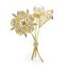Pin Jewelry Gifts for Women Ladies Fashion Accessories Ladies Elegant Crystal Spring Flower Brooch Wedding Party Brooch Flower Shaped Brooch Brooches & Pins