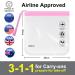 2 Pack ECOHUB Airport Security Liquids Bags - Clear Travel Toiletry Bag with Strap and Carrying Handle - TSA Approved Pink EVA Zip Lock Bags for Women and Men - Buy Online on GoSupps.com