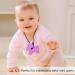Purple Pendant Chewy Teether 5pcs Set - Sensory Chew Necklace for Swelling Relief, Skin Friendly and Finger-Sucking Prevention - Ideal for Daily Use - Buy Online on GoSupps.com