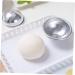 Cabilock Hemisphere Cake Pan 18 Pcs Bath Ball Making Supplies Mini Bath Mold Baking Tool Spherical Aluminum Alloy Cake Mold - Buy Online on GoSupps.com