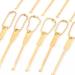 Qtqgoitem 12Pcs Metal Ear Wax Remover Cleaner Earpicks Beauty Tool - Gold Tone (Model 99b f9d) - Buy Online on GoSupps.com
