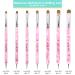 Ivy L Premium 2 Way French Gel Acrylic Nail Kolinsky Brush with Dotting Tool - Size #16 Pink Marble - Buy Online on GoSupps.com