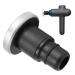 18 mm replacement head for massage device interchangeable massage device attachment outside diameter metal flat head stainless steel portable interchangeable massage device attachment