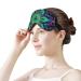 Psychedelic Geometric Sleep Eye Mask & Blindfold for Women & Men - Elastic Strap Headband for Sleep, Travel, and Nap - Buy Online on GoSupps.com