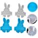 COHEALI 20 Pcs Rabbit Mold Candy Mold Gummy Mold Easter Earrings Mold Key Chain Molds Portable Lovers Tag - Buy Online on GoSupps.com