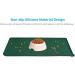 Audwud Silicone Waterproof Pet Feeding Mat - Anti-Slip Dog & Cat Bowl Mat 47x30 cm - Hunter Green - Buy Online on GoSupps.com