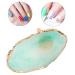 Resin Plastic Plate Dekaim Resin Mini Nail Art Gel Polish Color Mixing Plate Tips Display Holder Manicure Tool(Green) - Buy Online on GoSupps.com
