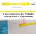 Genelion 5pcs Mask Extender Adjustable Anti-slip Mask Extension Hook Ear Protector Yellow Buckle Strap Ear Grip For Adults Kids - Buy Online on GoSupps.com