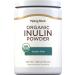 Piping Rock Inulin Powder Organic | 15 oz | Soluble Fiber Supplement | FOS Powder | Vegetarian Non-GMO Gluten Free