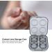 Durable Waterproof Contact Lens Container Set - Portable Transparent Storage for Women & Girls (Brown) - Buy Online on GoSupps.com