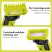 LOPHE Guide Comb Attachments Sets Compatible with Ph-Lips O Blade Beard Trimmer Replacement Kit Adjustable Hair Guards Combs 4 Sizes from 1/3/5/7 mm Professional Trimmer Replacement Guide Combs Green+black - Buy Online on GoSupps.com