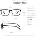 OCCI CHIARI Men's Rectangle Reading Glasses - Durable Spring Hinge Multiple Magnifications 1.0 to 3.5 Black - Buy Online on GoSupps.com