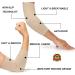 TOFLY Elbow Compression Sleeves 20-30 mmHg - Tennis Elbow Brace for Pain Relief & Arthritis - Elbow Protector for Recovery - Beige, Size Small - Buy Online on GoSupps.com