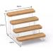 Waoceo Acrylic Glasses Stand & Organizer - 4-Tier Desktop Display for Sunglasses & Eyewear - Simple Ladder Design - Buy Online on GoSupps.com