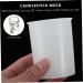 STOBOK 2pcs Candlestick Mold Concrete Pillar Mould Decorative Trays Candle Making Resin Molds Wax Candle Molds Candle Making Molds Jewelry Silica Gel White Candle Holders 3D Whitex2pcs 8X6cmx2pcs - Buy Online on GoSupps.com