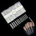 Clear Square Nail Tips by Nailology  Extra Long Acrylic No C Curve False Nails  Fake Nail Extension Tips  360 Pieces