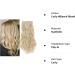Silk-co 17 Bleach Blond Clip in Hair Extensions - 100% Synthetic Long Curly Wavy Hairpieces (8pcs) - Full Head Coverage - Buy Online on GoSupps.com