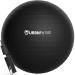 URBNFit Exercise Ball - Yoga Ball for Workout Pregnancy Stability - AntiBurst Swiss Balance Ball w/ Pump - Fitness Ball Chair for Office, Home Gym Black 26IN