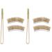 Mipcase 2 Sets Bird Cage Cleaning Brush Broom Handle Parrot Cage Cleaning Cage Birdcage 24X3X2CMx2pcs Curved Headx2pcs
