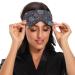 WELLDAY Dark Floral Sleep Mask - Adjustable Comfort Blindfold for Men and Women - Buy Online on GoSupps.com