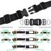 6 Yards Black Nylon Webbing Strap Set with Plastic Buckles, Tri-glide Slides, and Metal D Rings - 3/4 Inch - Buy Online on GoSupps.com