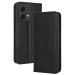 RankOne Flip Leather Case Cover for Motorola Moto G84 (6.5" Inches) Black Motorola Moto G84 Black