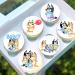 24 x Pre-Cut Bluey 3 Edible Stand up Wafer Paper Cupcake Toppers Cake Decorations Birthday Party Blue Dog - Buy Online on GoSupps.com