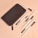SIXPLUS 7Pcs Pearly White Eyeshadow Brush Set - Professional Eye Brushes with Portable Bag for Flawless Makeup | International Shipping Available - Buy Online on GoSupps.com