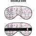 Red Gray White Modern Polka Dot Eye Mask | Soft Comfortable Light-Blocking Unisex Sleeping Mask - Buy Online on GoSupps.com