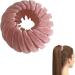 Birds Nest Hair Clip - Velvet Expandable Holder Hair Claw Ponytail Holder Hair Accessories Lazy Bird's Nest Plate Hairpin Quick Hair Banding Tool Women Curly Thick Hair Accessories Light Pink - Buy Online on GoSupps.com