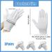 3 Pairs White Cotton Gloves for Eczema Moisturising Gloves for Dry Hands Washable Breathable White Gloves for Jewelry Inspection Daily Work Cosmetic Skin Spa Therapy - Buy Online on GoSupps.com