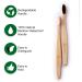 20 Eco-Friendly Bamboo Toothbrushes Set | BPA-Free Bristles | Black & White Wooden Handle for Adults - Buy Online on GoSupps.com